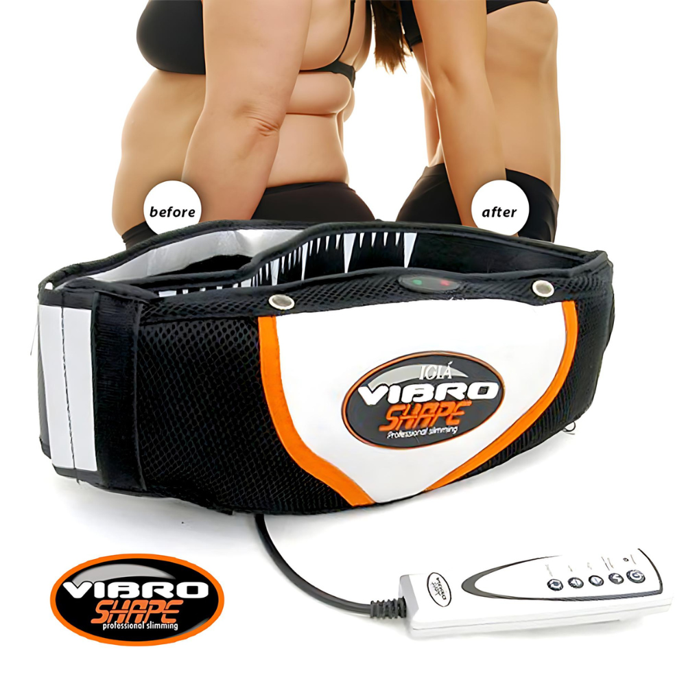 Le VibroShape - Ceinture minceur Toute taille pour Sculpter le Corps, Massage et Détente.