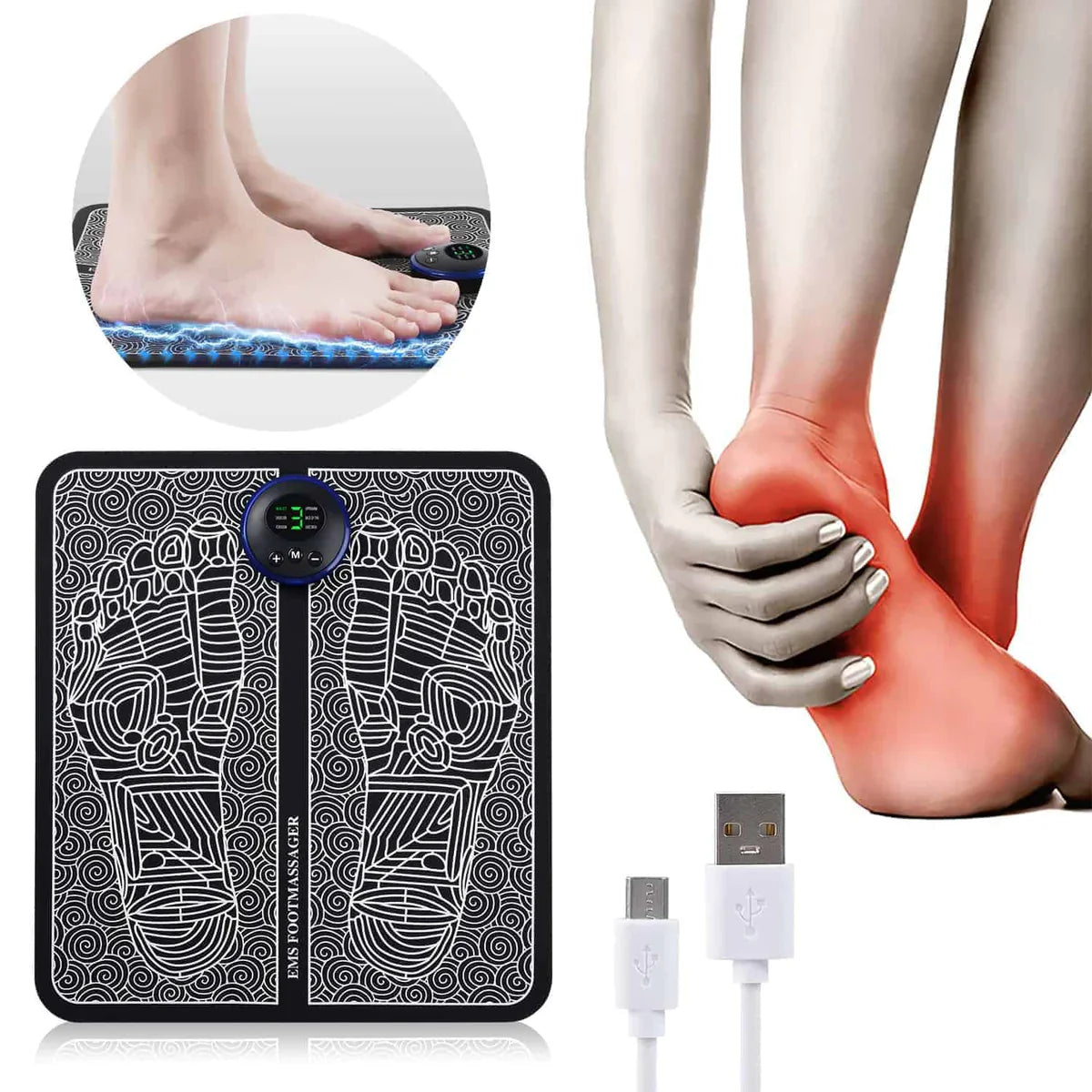 Tapis Masseur Intelligent EMS.